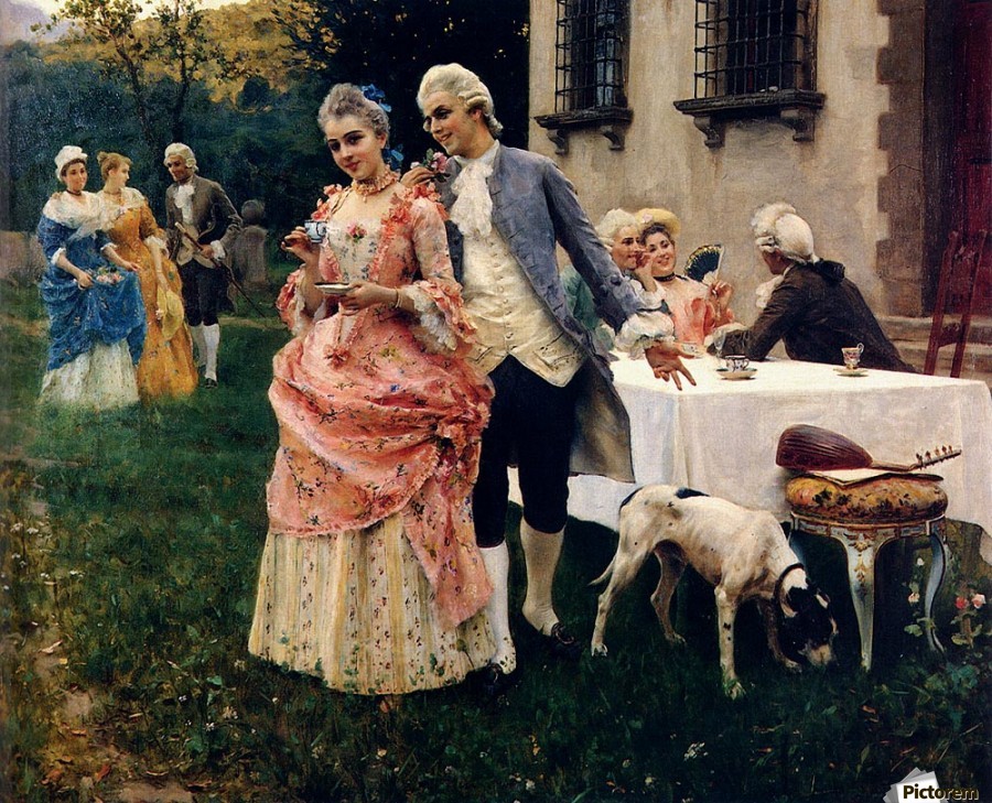 An Afternoon Tea by Federico Andreotti Wall Art